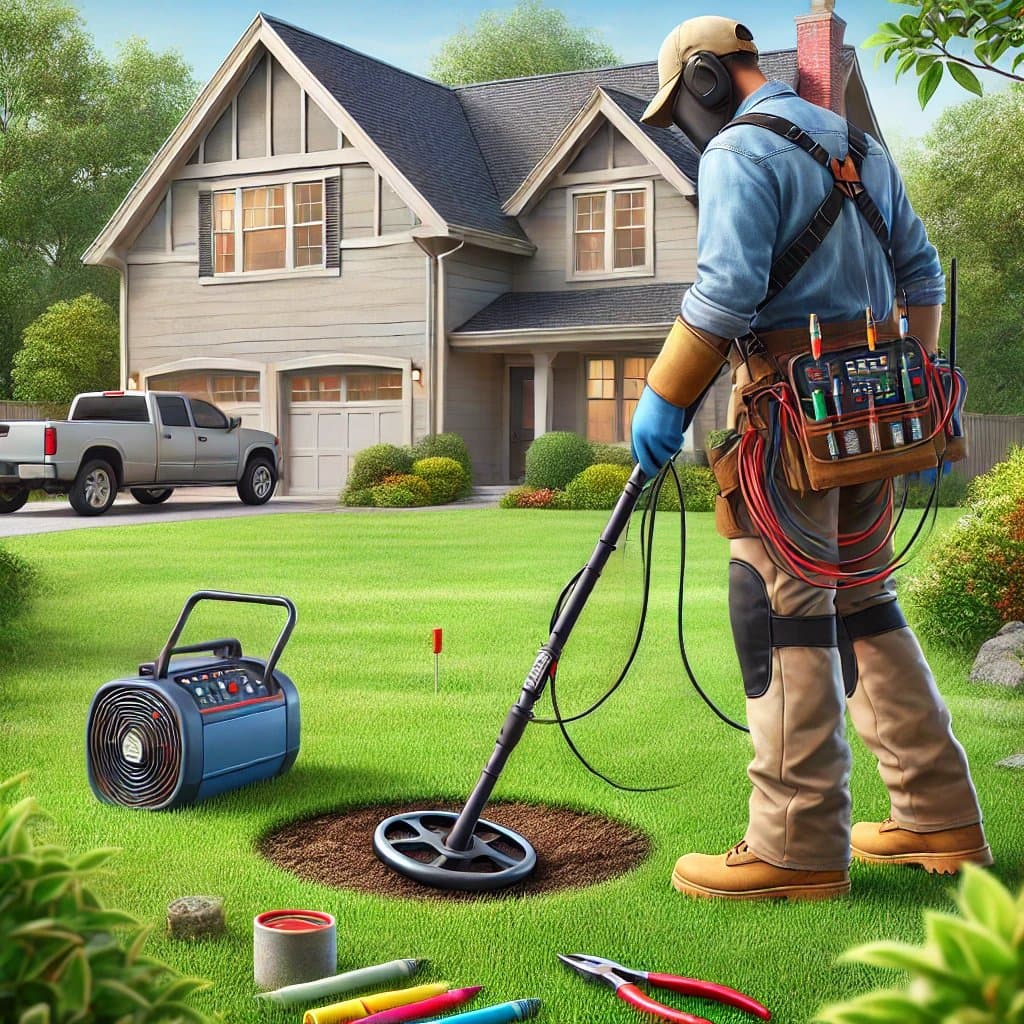 oil-tank-sweep-being-performed-in-the-yard-of-a-suburban-home-the-scene-shows-a-technician-using-a-metal-detector Oil Tank Sweep Inspection Services